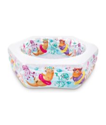 Ocean Reef Birth Pool Inflatable Birthing Pool Featuring a Colourful Ocean-themed Design